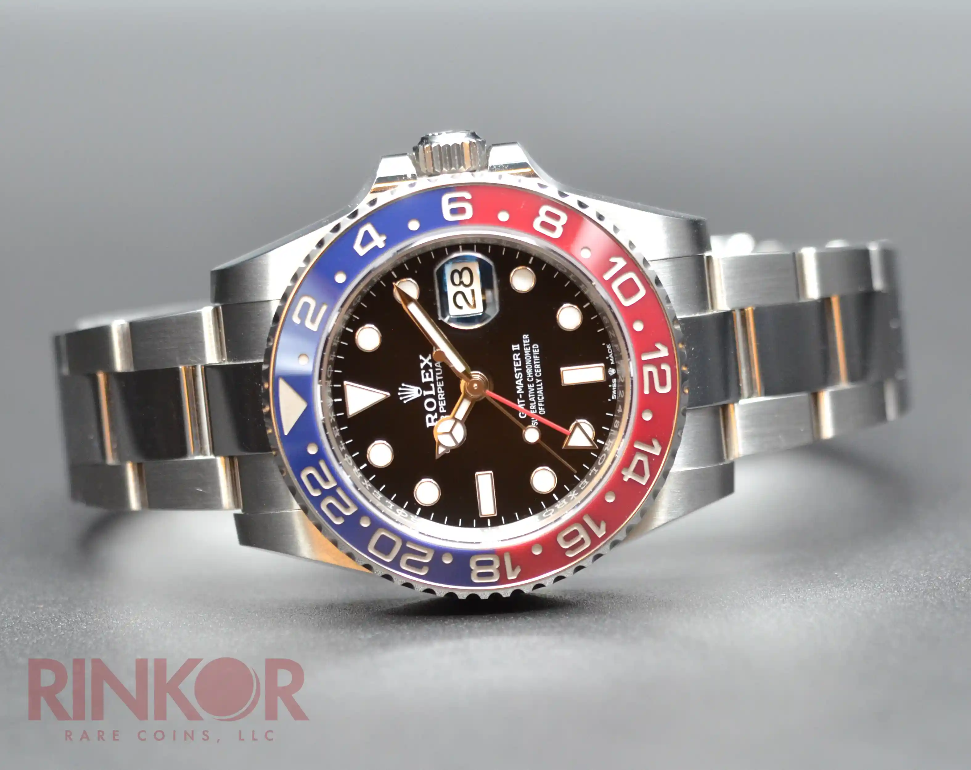2022 Rolex GMT II Pepsi 126710BLRO Complete Box and Papers