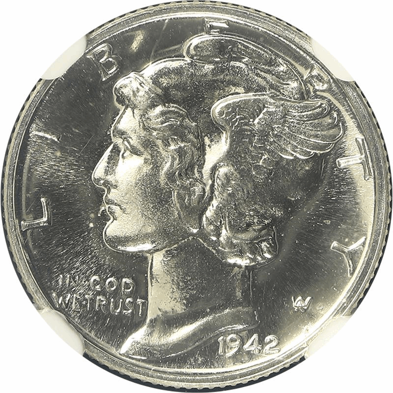 1940 Mercury Dime 10c  NGC PF 66 +