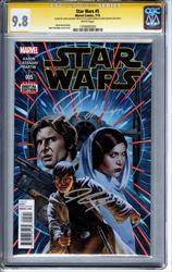 Star Wars #5 Marvel Comics 7/15 Signed by John Cassaday, Jason Aaron, Laura Martin CGC Signature Series 9.8