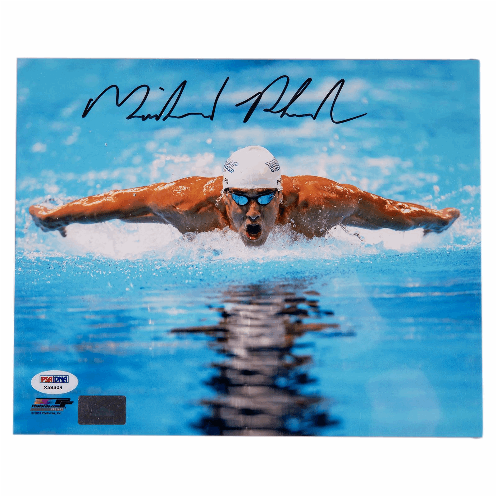 Michael Phelps signed 8x10 PSA/DNA Certified Photo 