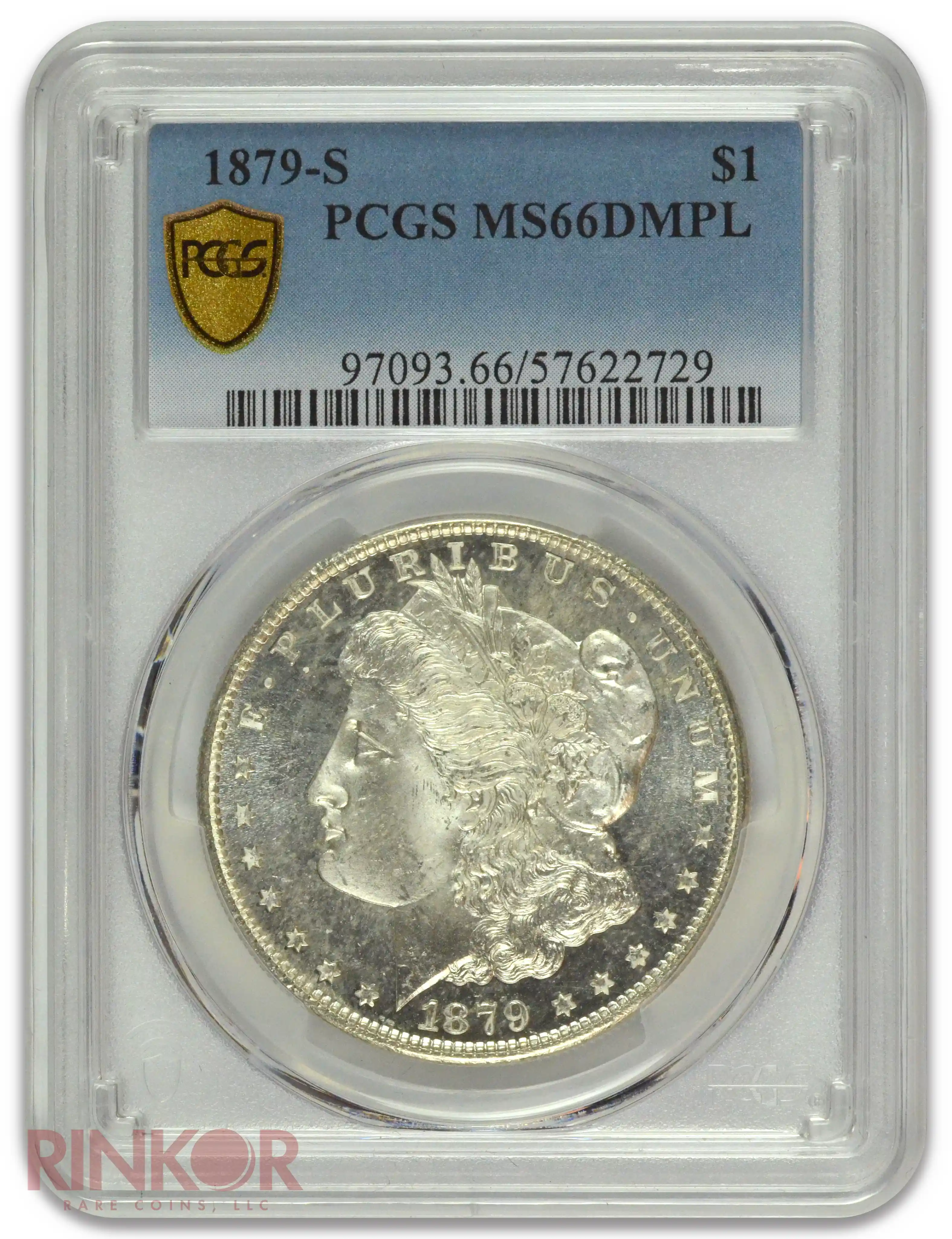 1879-S $1 Morgan Dollar PCGS MS 66 DMPL
