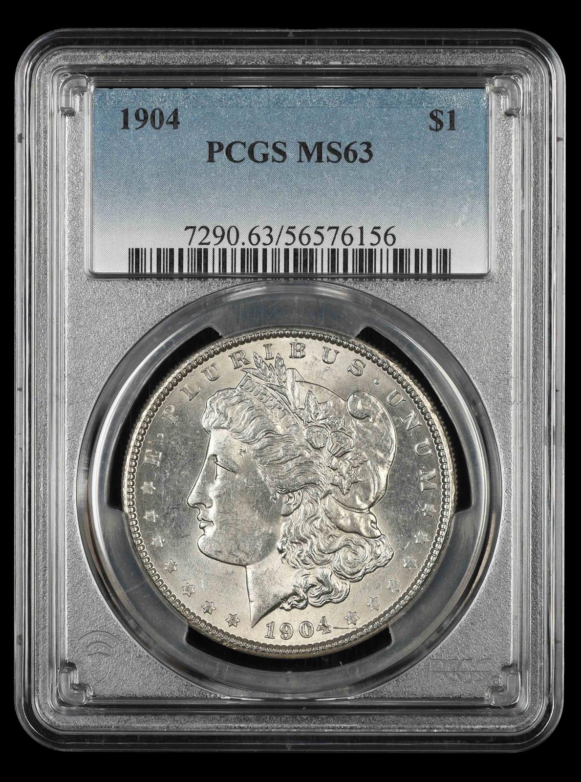 1904 $1 PCGS MS63