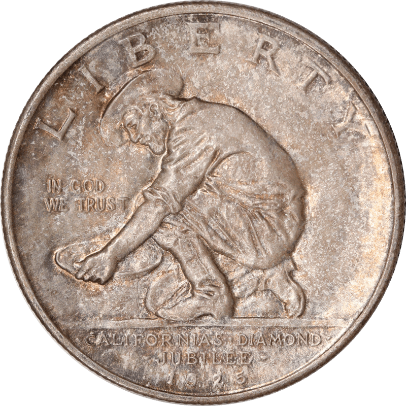 1925-S California Commemorative Half Dollar, Uncirculated - Nice Original Coin 