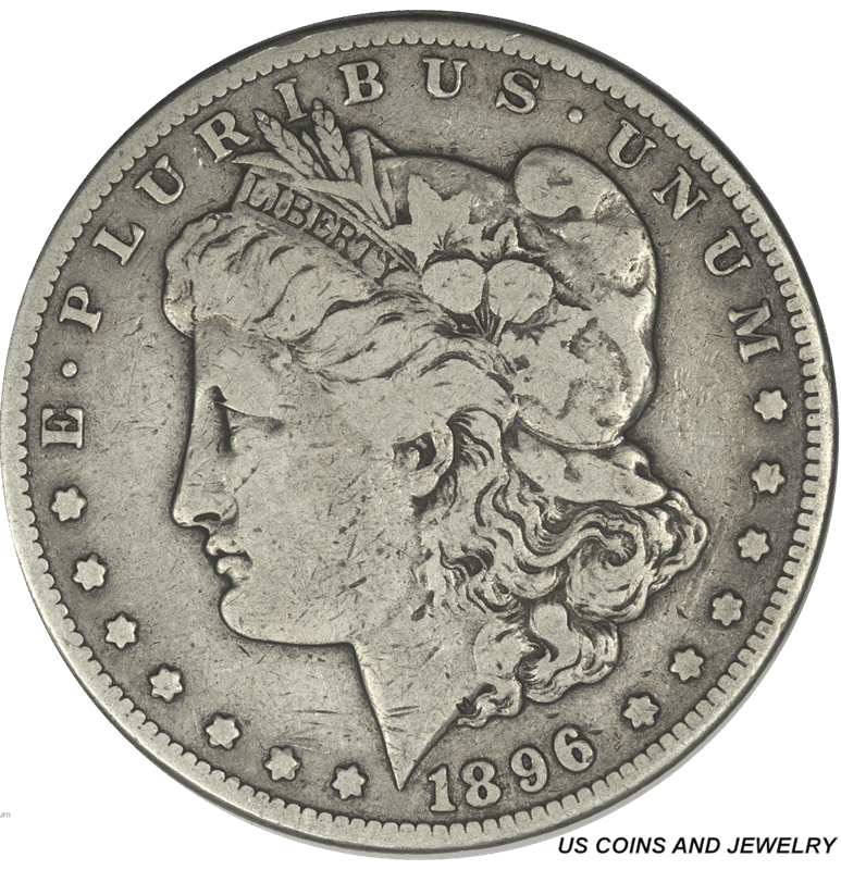 1896-S Morgan Silver Dollar $1 Very Fine VF