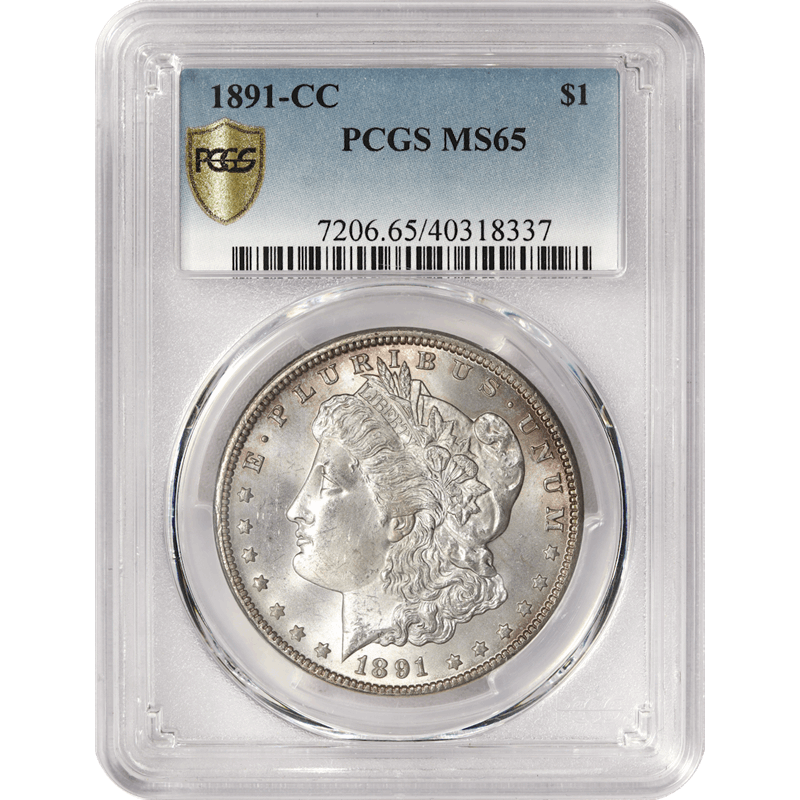 1891-CC $1 PCGS MS 65