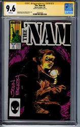 The Nam #8 Marvel Comics 7/87 Signed by John Beatty CGC Signature Series 9.6