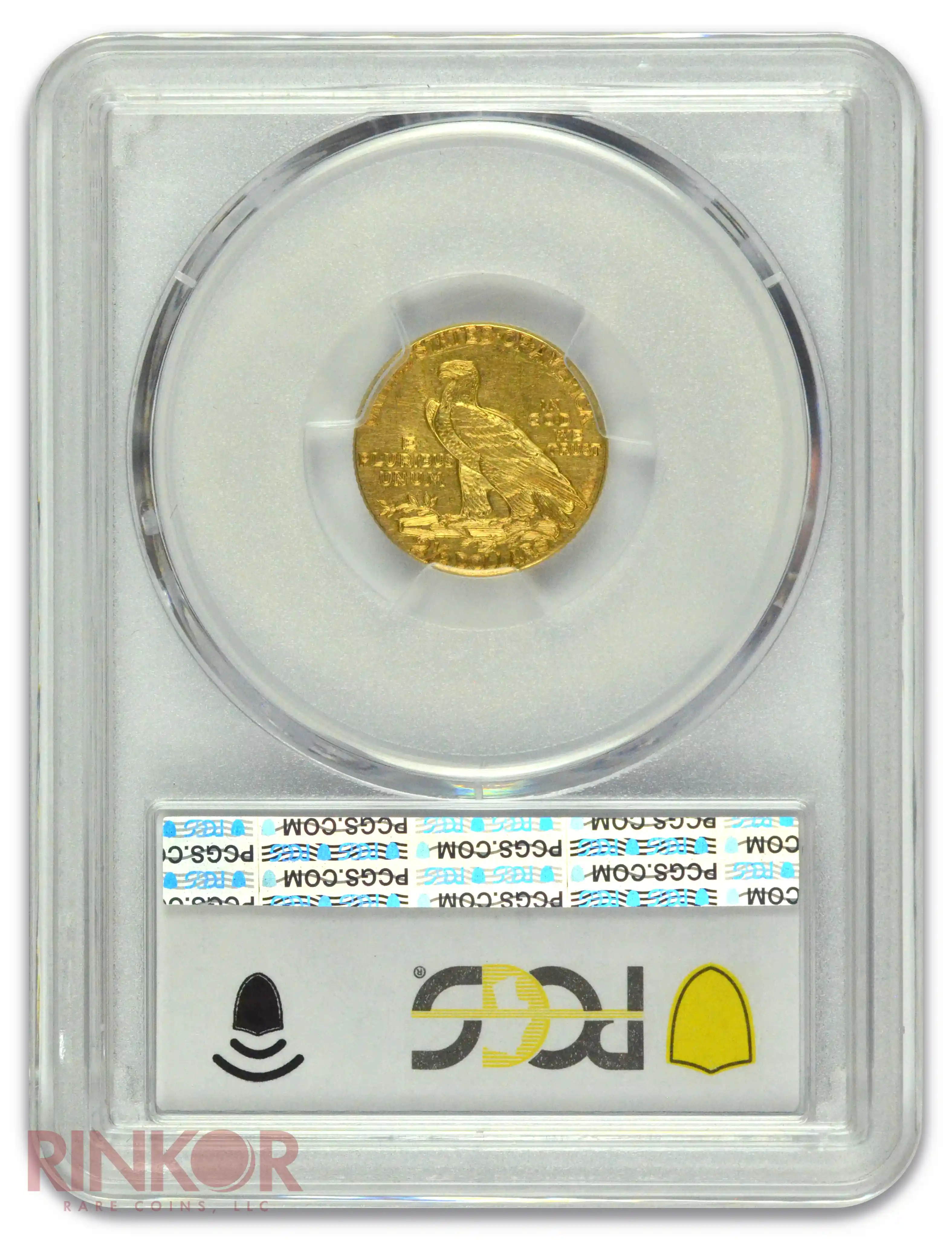 1913 $2.50 Indian Head PCGS AU-58