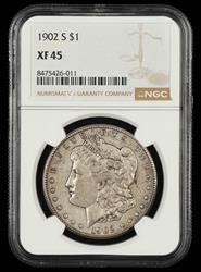 1902 S $1 NGC  XF45