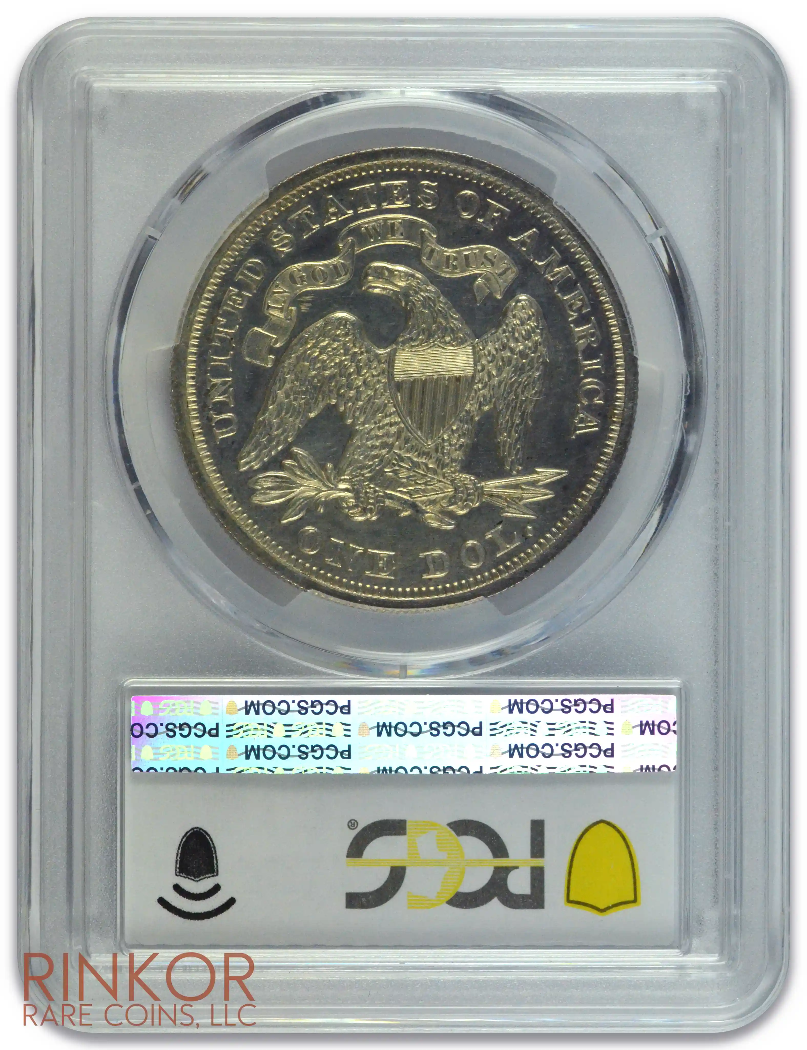 1872 $1 PCGS PR 61