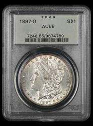 1897-O $1 OGH PCGS AU-55