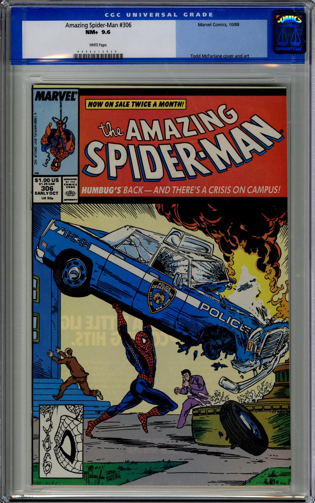Amazing Spiderman #306 CGC NM+ 9.6 