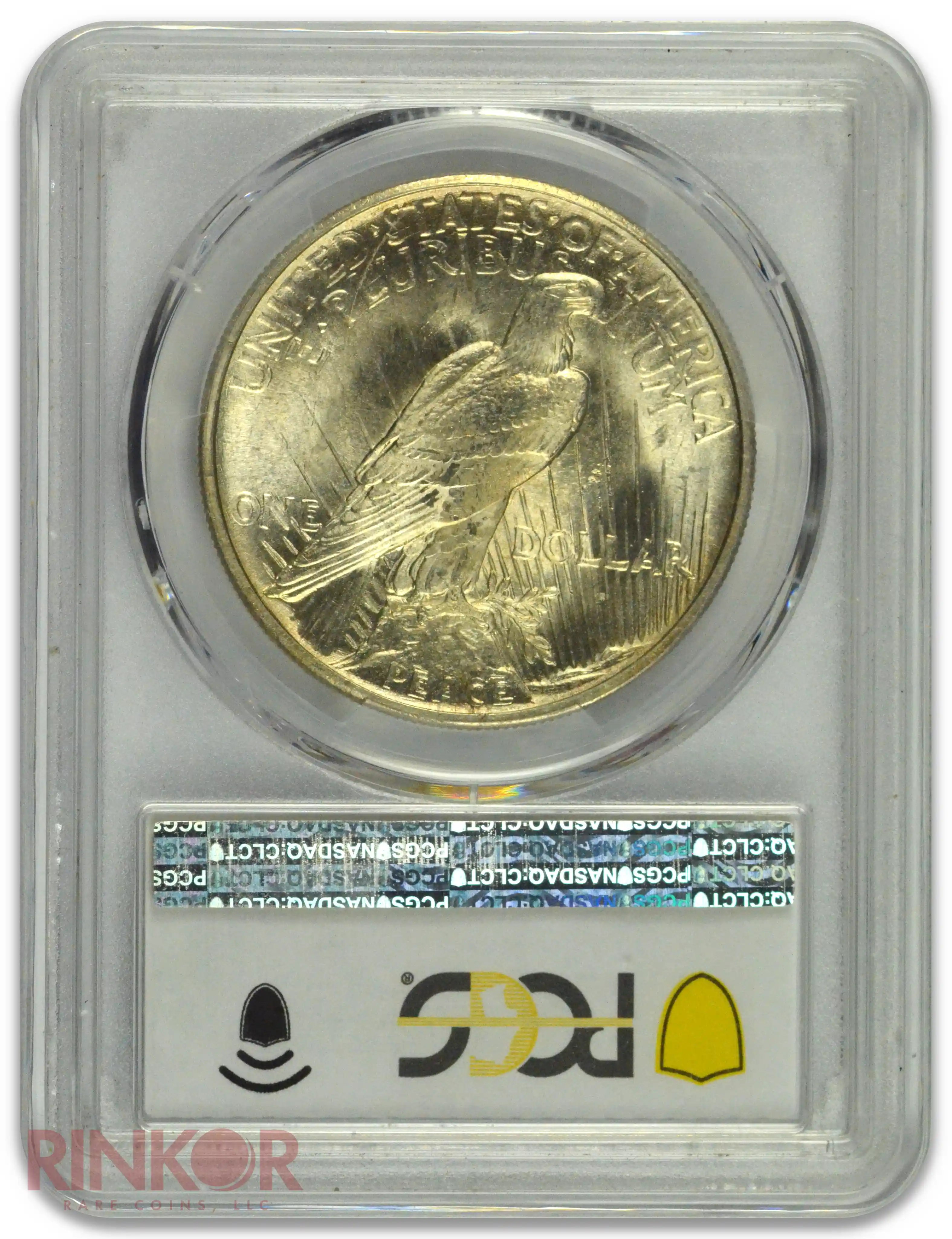 1921 $1 Peace Dollar PCGS MS 65+ CAC