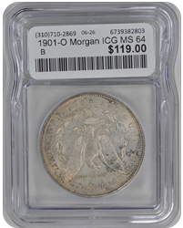 1901-O Morgan ICG MS 64