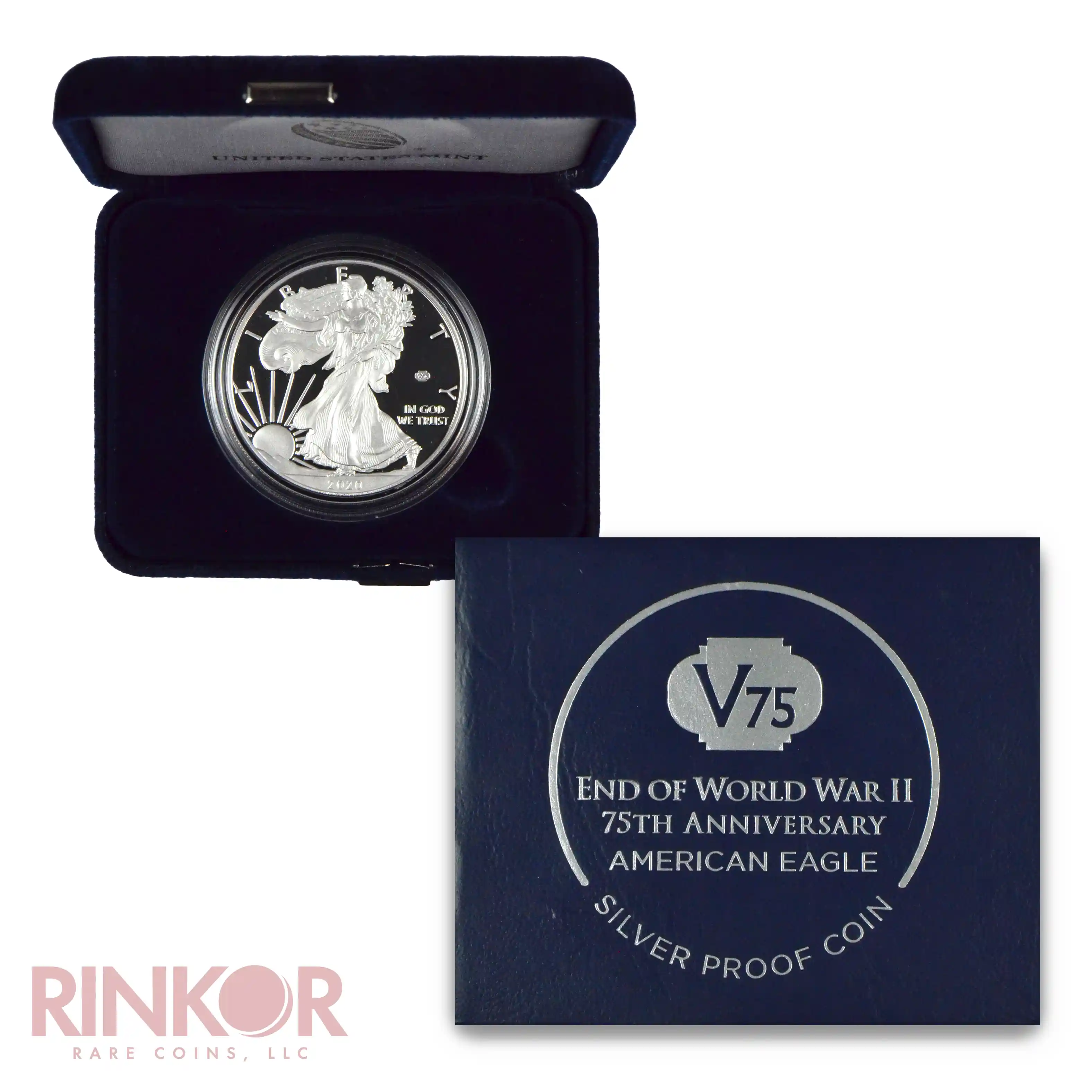 2020-W 1oz American Silver Eagle V75 Privy Proof (Box and CoA)