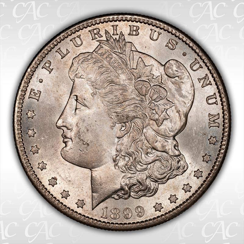 1899-S $1 CACG MS 64