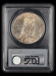 1922 $1 Mint Error Struck Thru Obverse PCGS MS 62