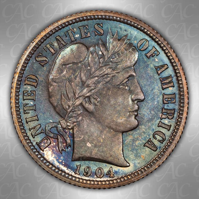 1904 10c CACG PR 65