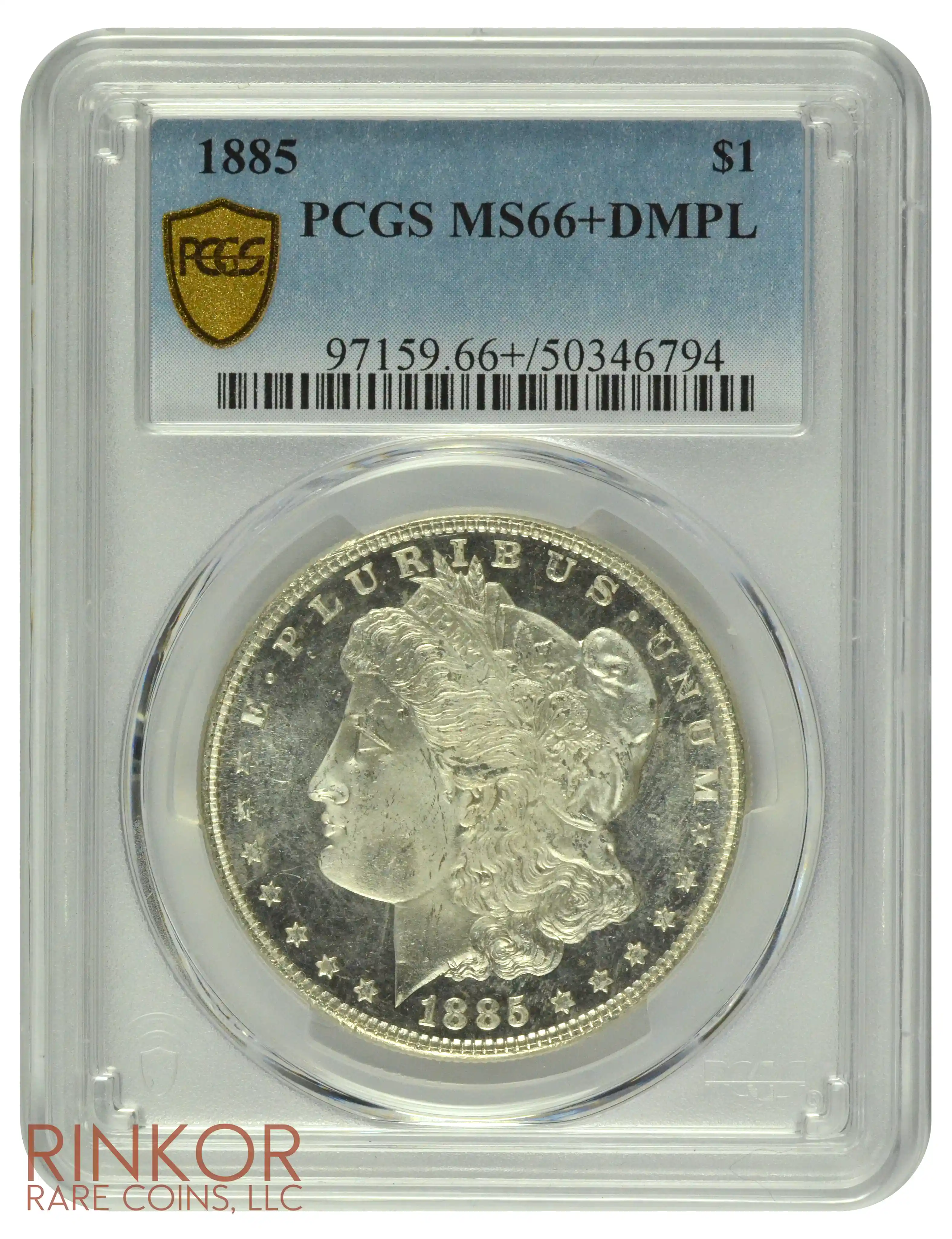 1885 $1 PCGS MS 66+ DMPL