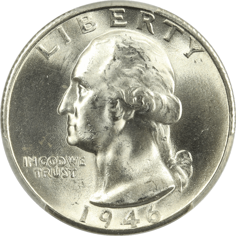 1946-S Washington Quarter 25c, PCGS MS 66 