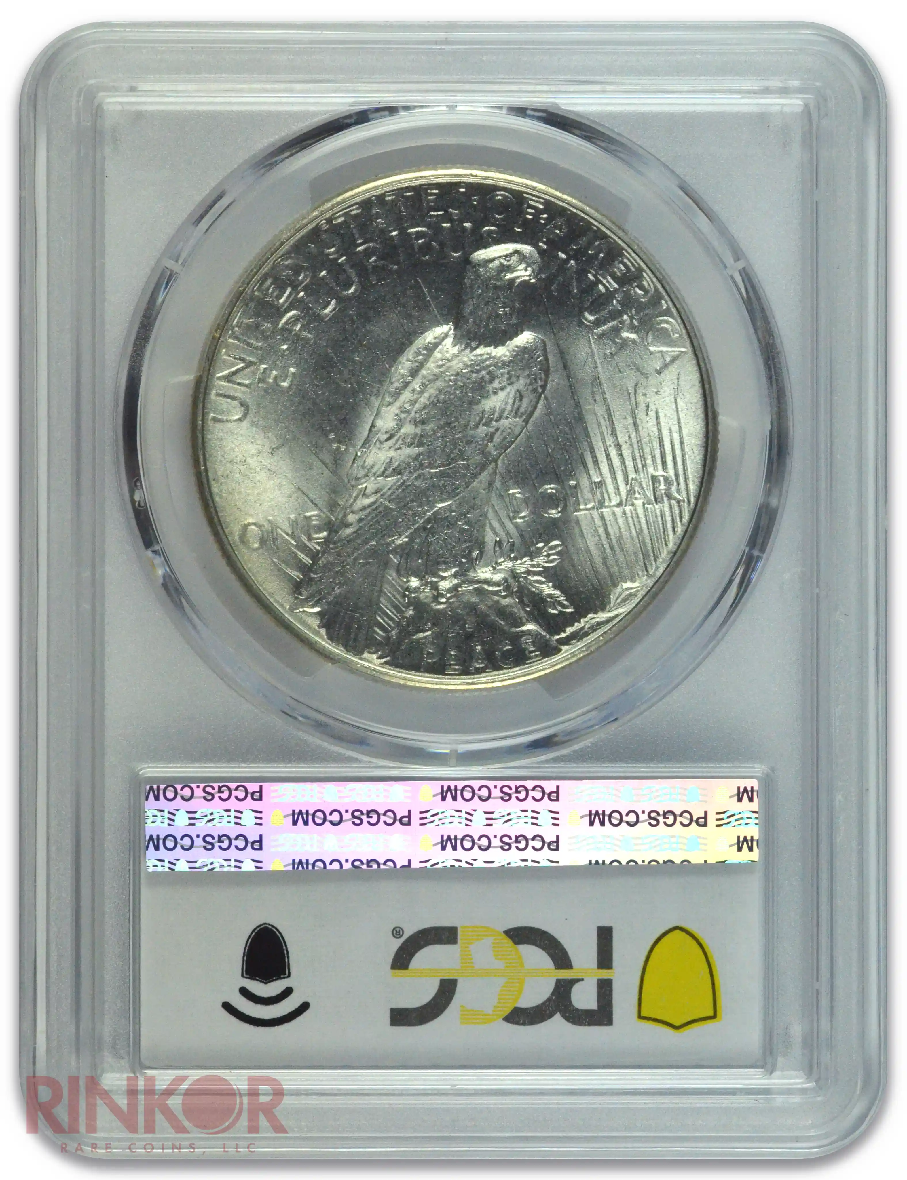 1934 $1 Peace Dollar PCGS MS 66
