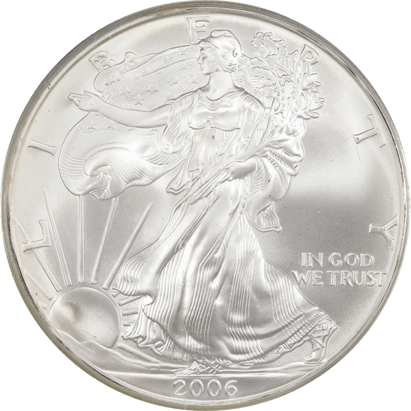 2006 Silver American Eagle S$1 PCGS MS69