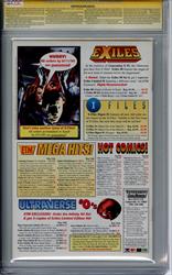 X-Files Annual #1 Topps Comics 8/95 Signed by Charlie Adlard CGC Signature Series 9.8
