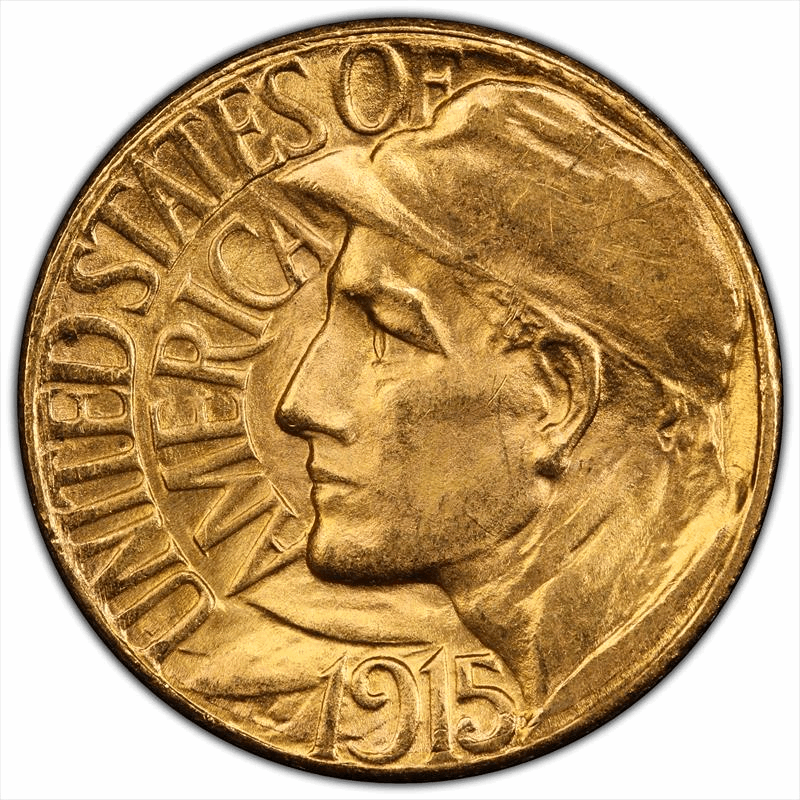 1915-S G$1 Panama-Pacific PCGS MS 65