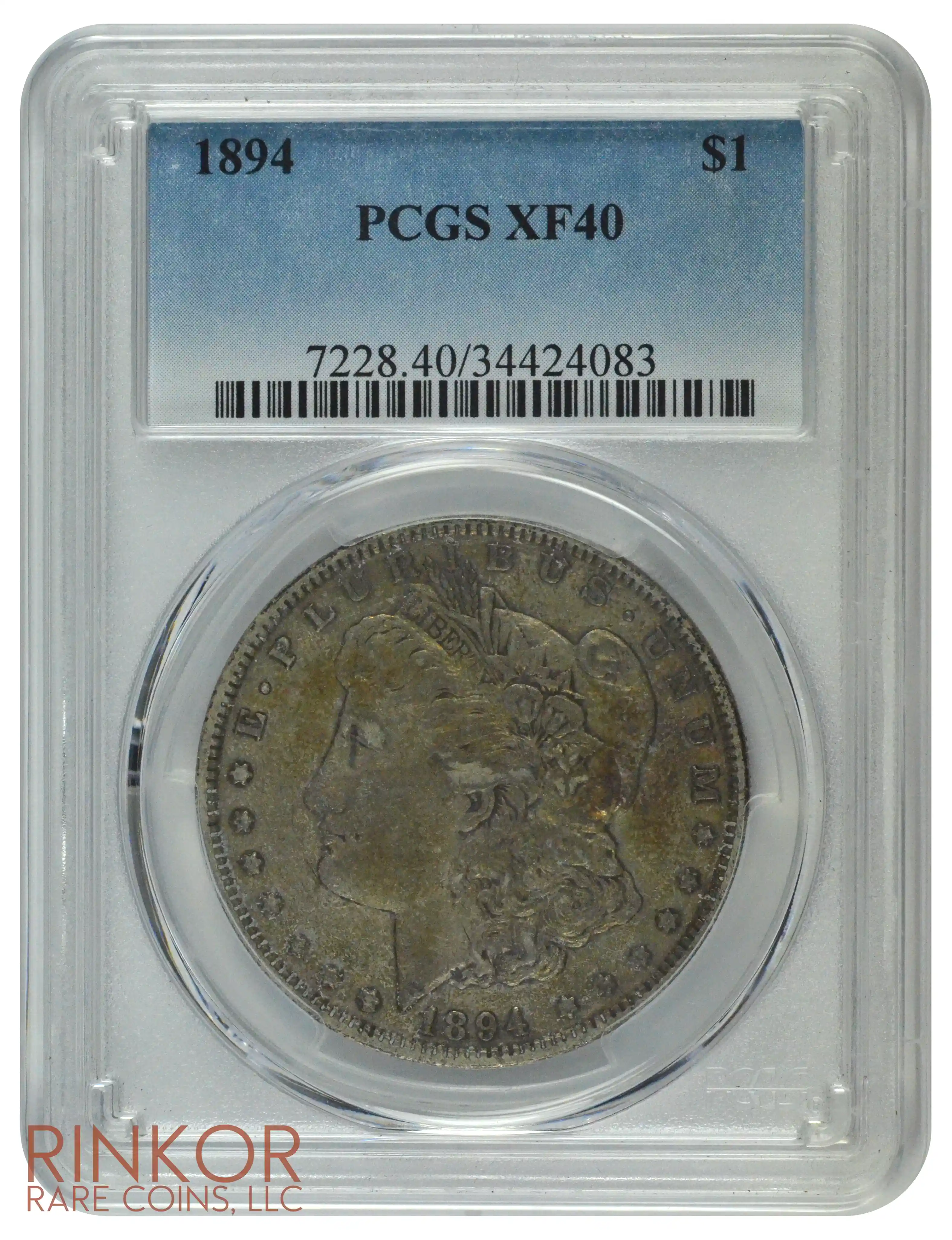 1894 $1 PCGS XF-40