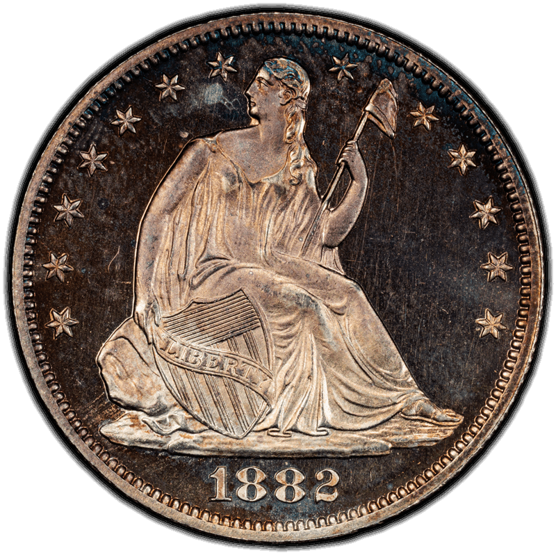 1882 50C PCGS PR 66 CAM CAC