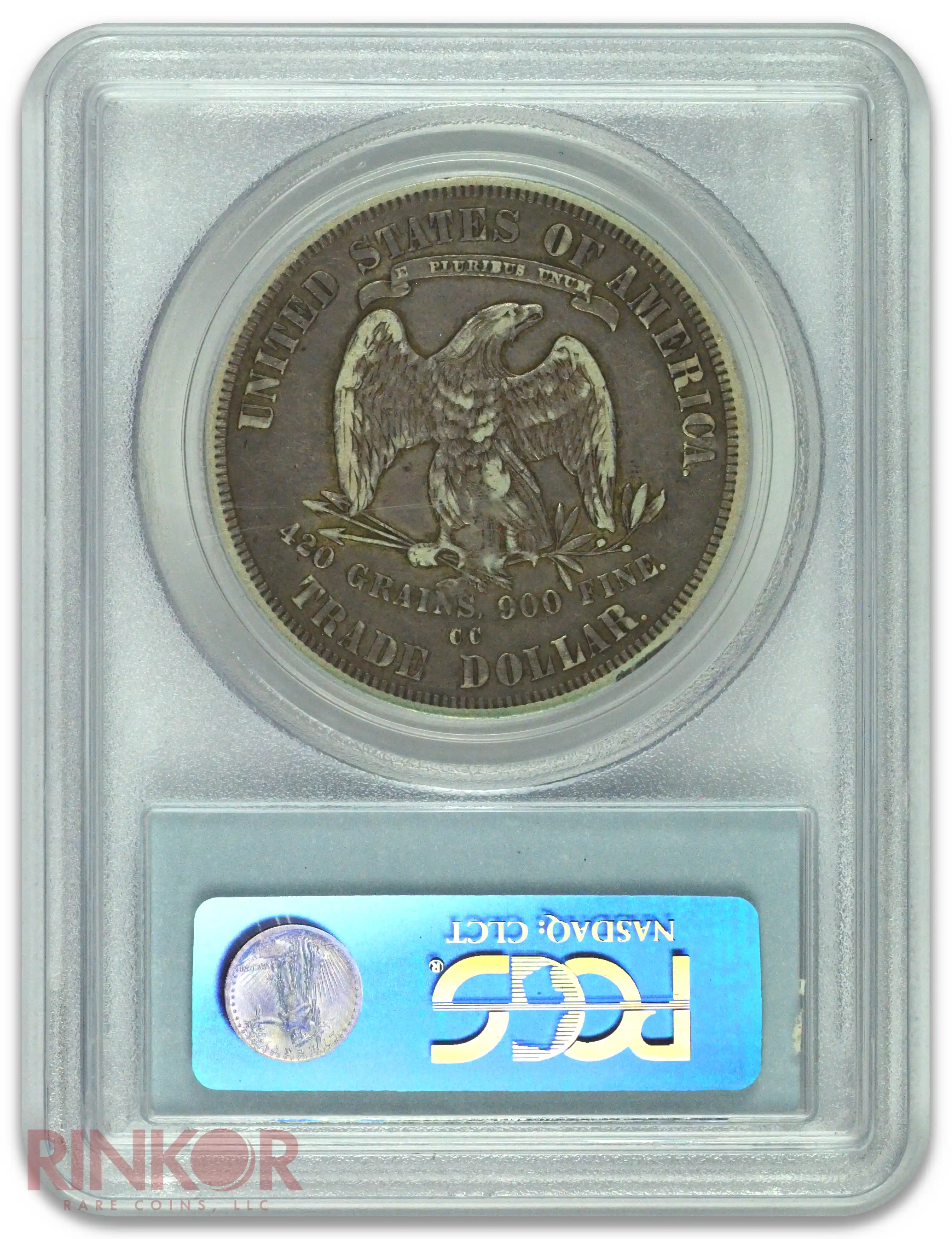 1878-CC $1 Trade Dollar PCGS Reverse