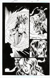 Justice League of America Vol.2 #40 Page 20 Artist:  Mark Bagley (Penciller) ,  Scott Hanna (Inker) Media Type: Pen and Ink Art Type: Interior Page 
