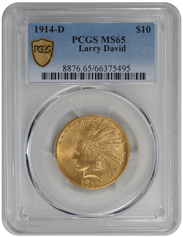1914-D Indian Head PCGS MS 65