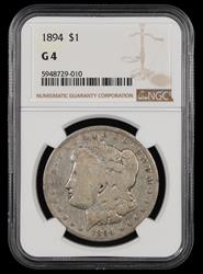 1894 $1 NGC G-04