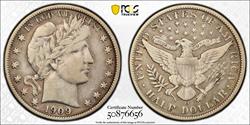 1909-O 50c PCGS VF20 