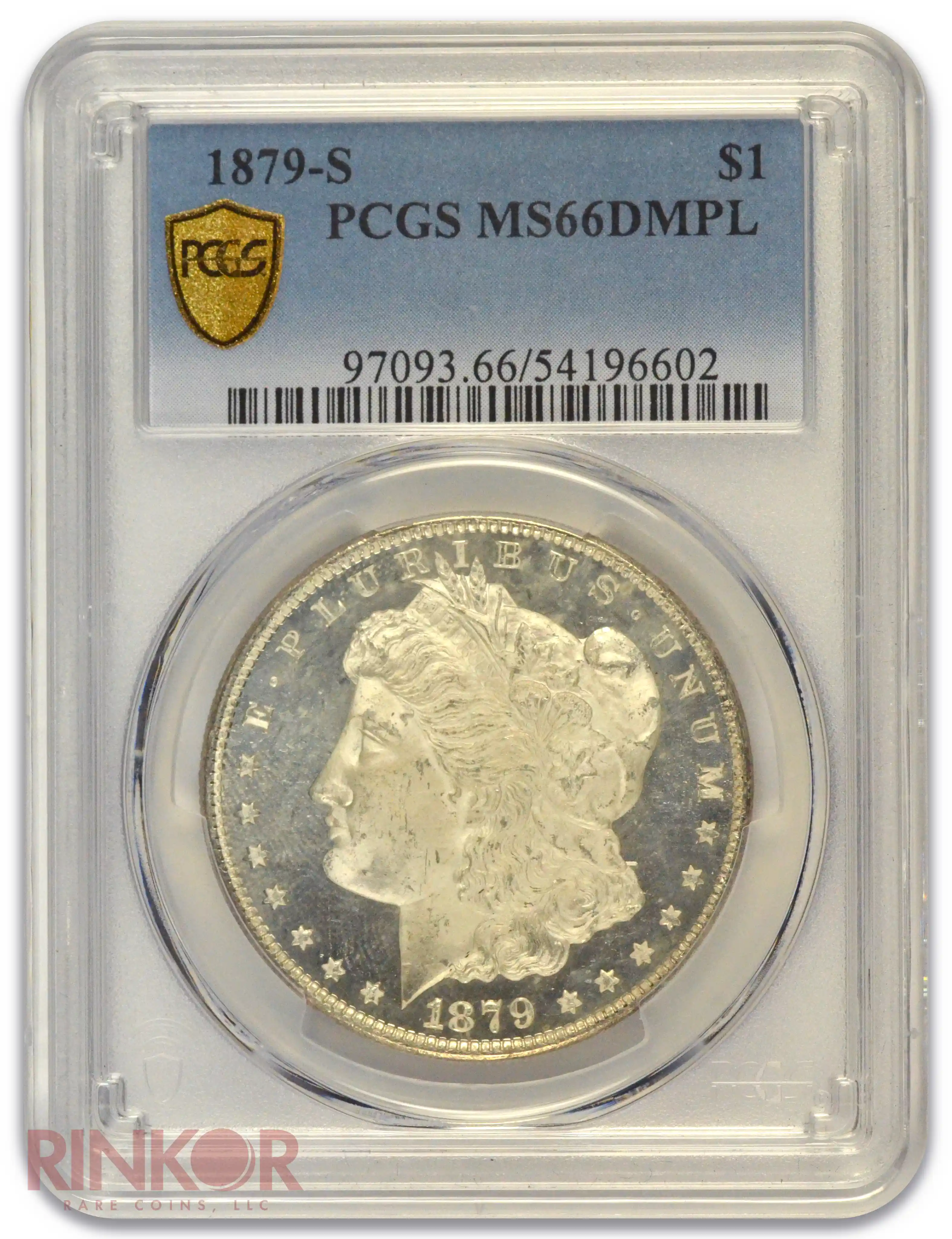 1879-S $1 Morgan Dollar PCGS MS 66 DMPL 