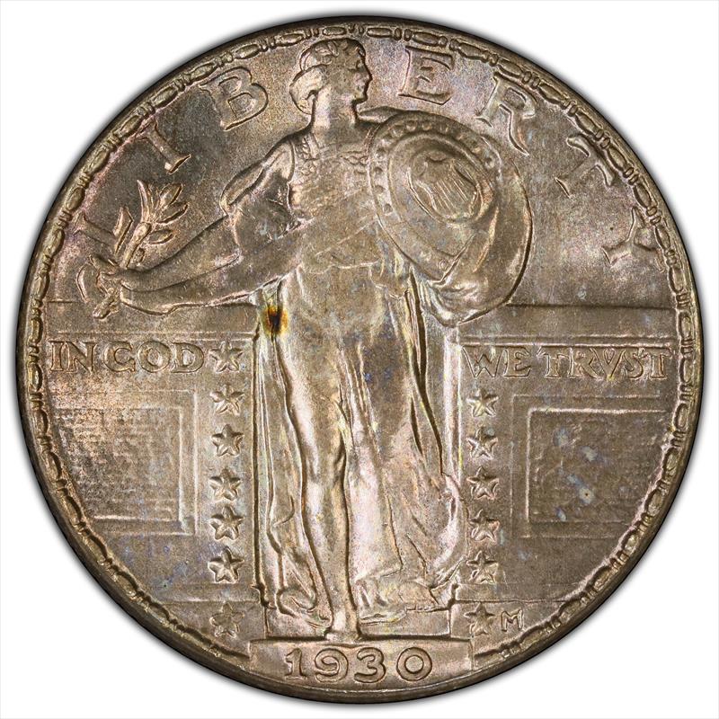 1930 25C PCGS MS 65 FH CAC