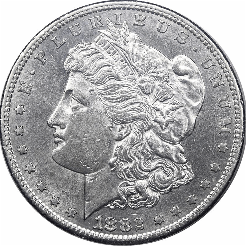 1882-S Morgan Silver Dollar $1 Uncirculated