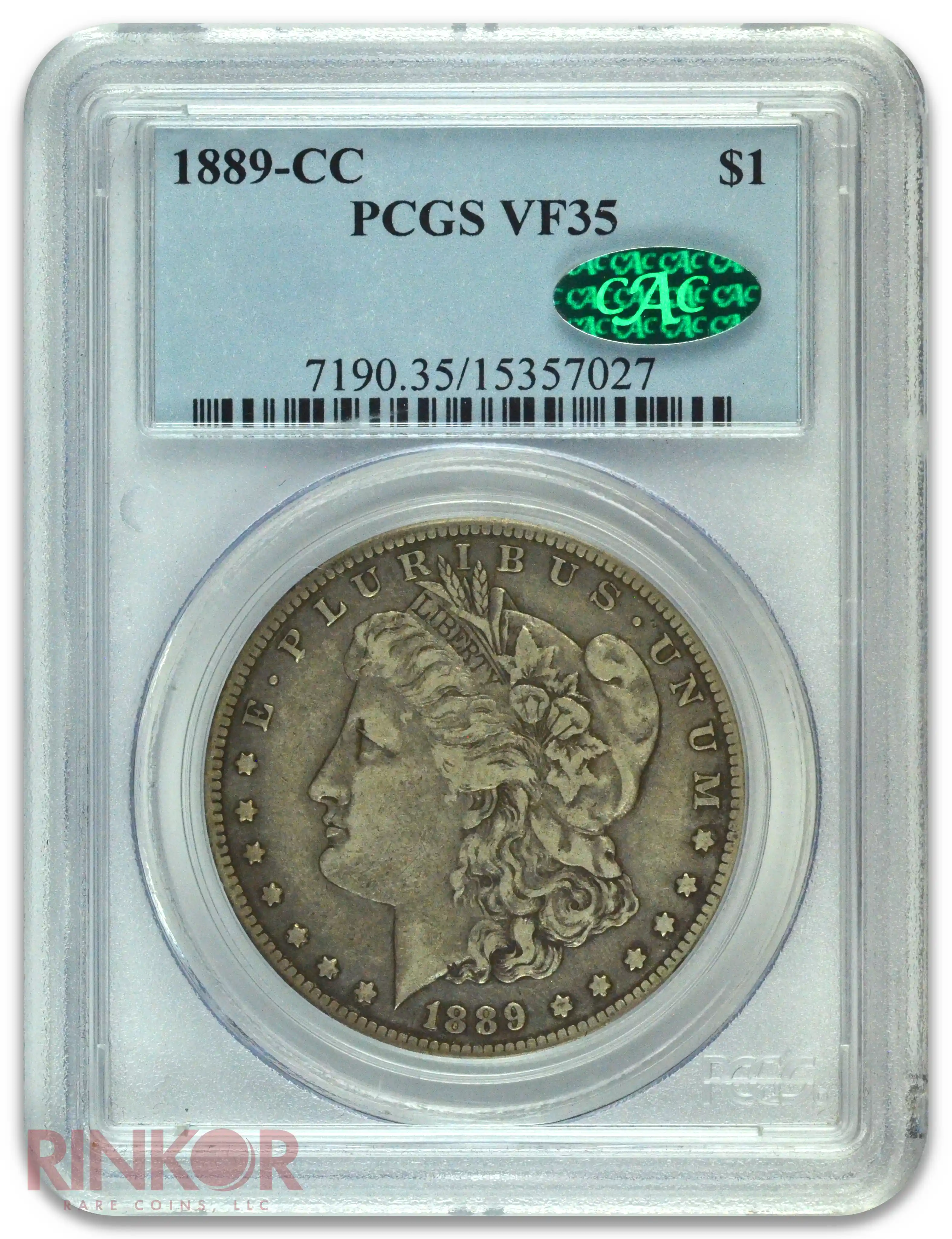 1889-CC $1 Morgan Dollar PCGS