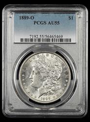 1889 O $1 PCGS  AU55