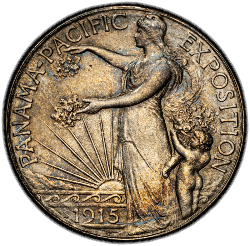 1915-S Panama-Pacific 50C PCGS MS 66 CAC