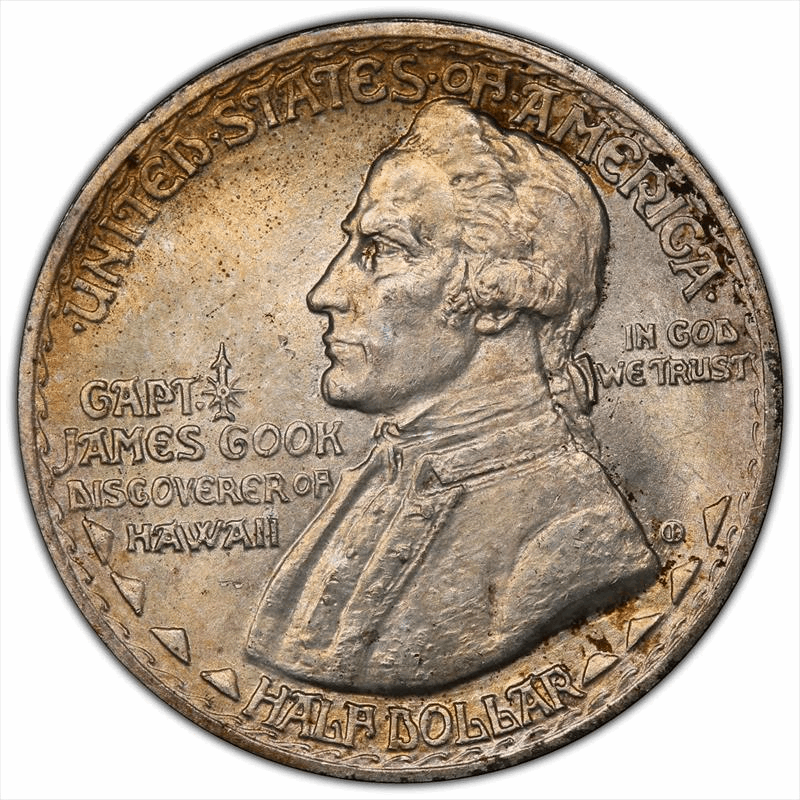 1928 50C Hawaiian PCGS MS 65