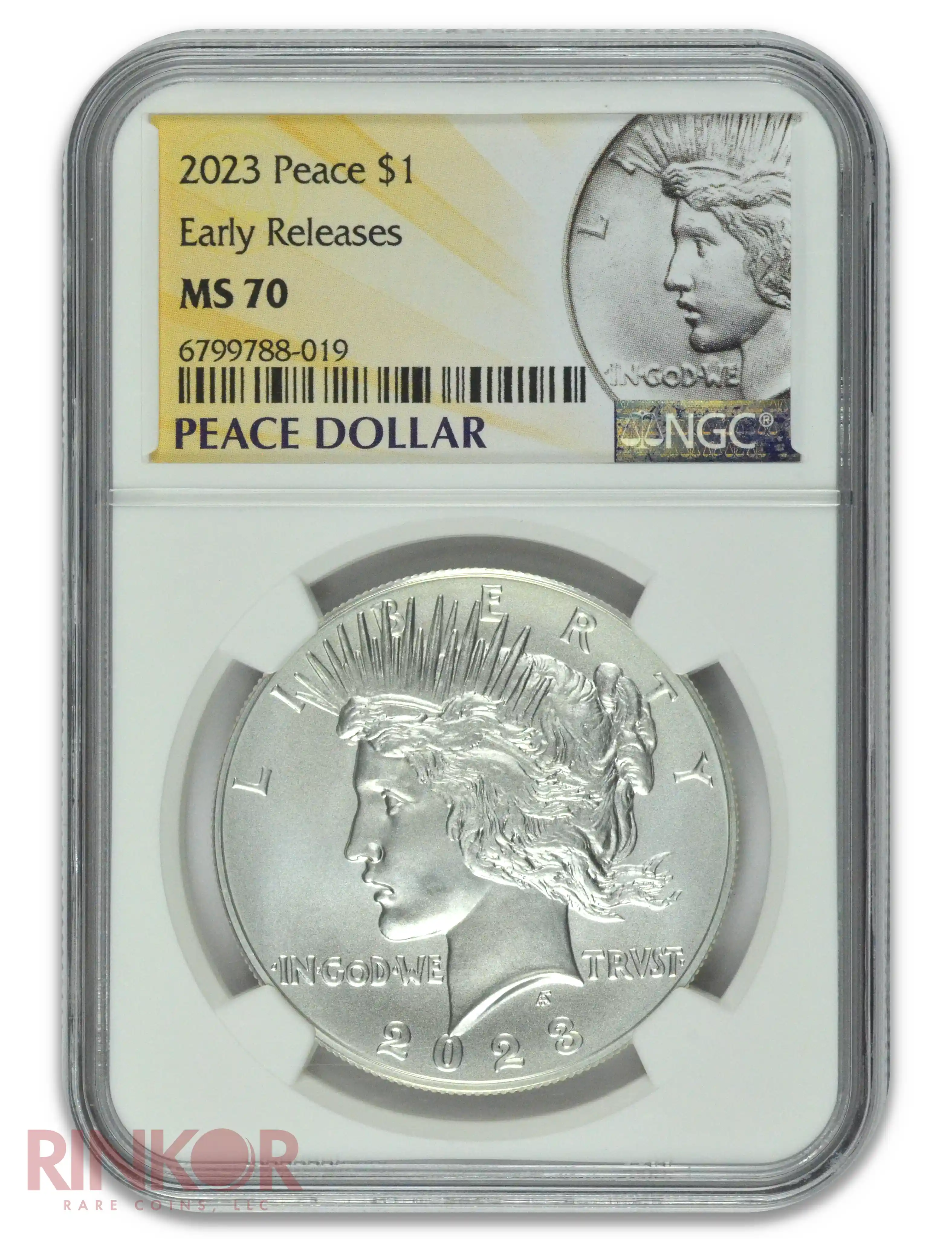 2023 Peace Dollar Early Releases $1 NGC MS 70