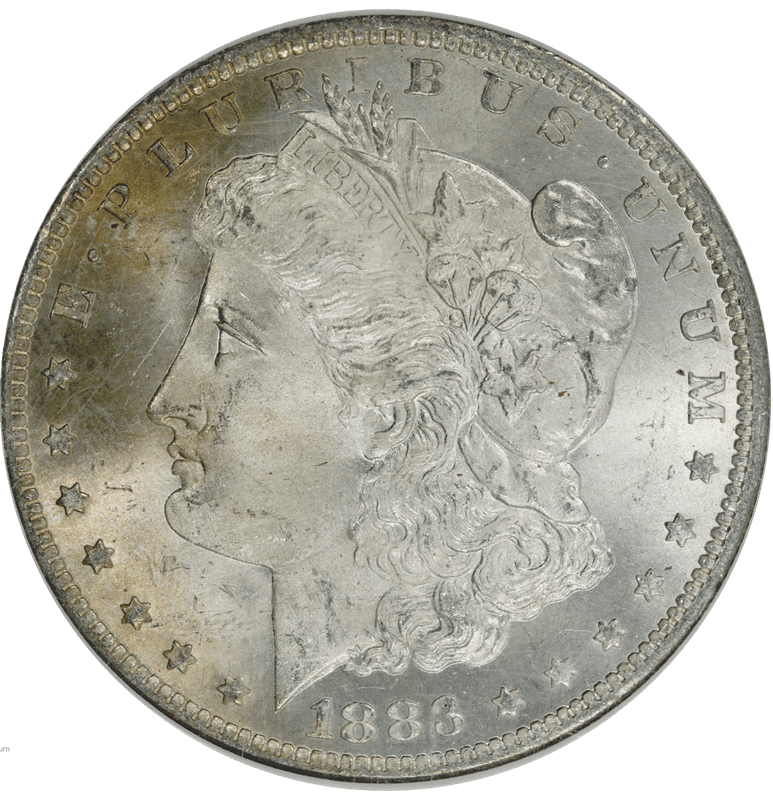 1883-O Morgan Silver Dollar $1 NGC MS 65 