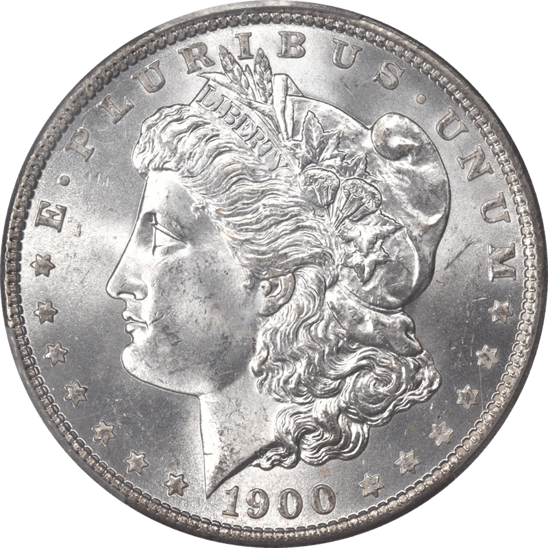 1900-O/CC Morgan Silver Dollar $1 PCGS MS65 - Lustrous, PQ+