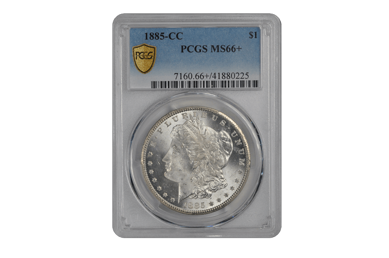 1885-CC $1 Morgan Dollar PCGS  #3515-5 MS66+