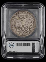 1890 CC Tail Bar $1 ICG  F15