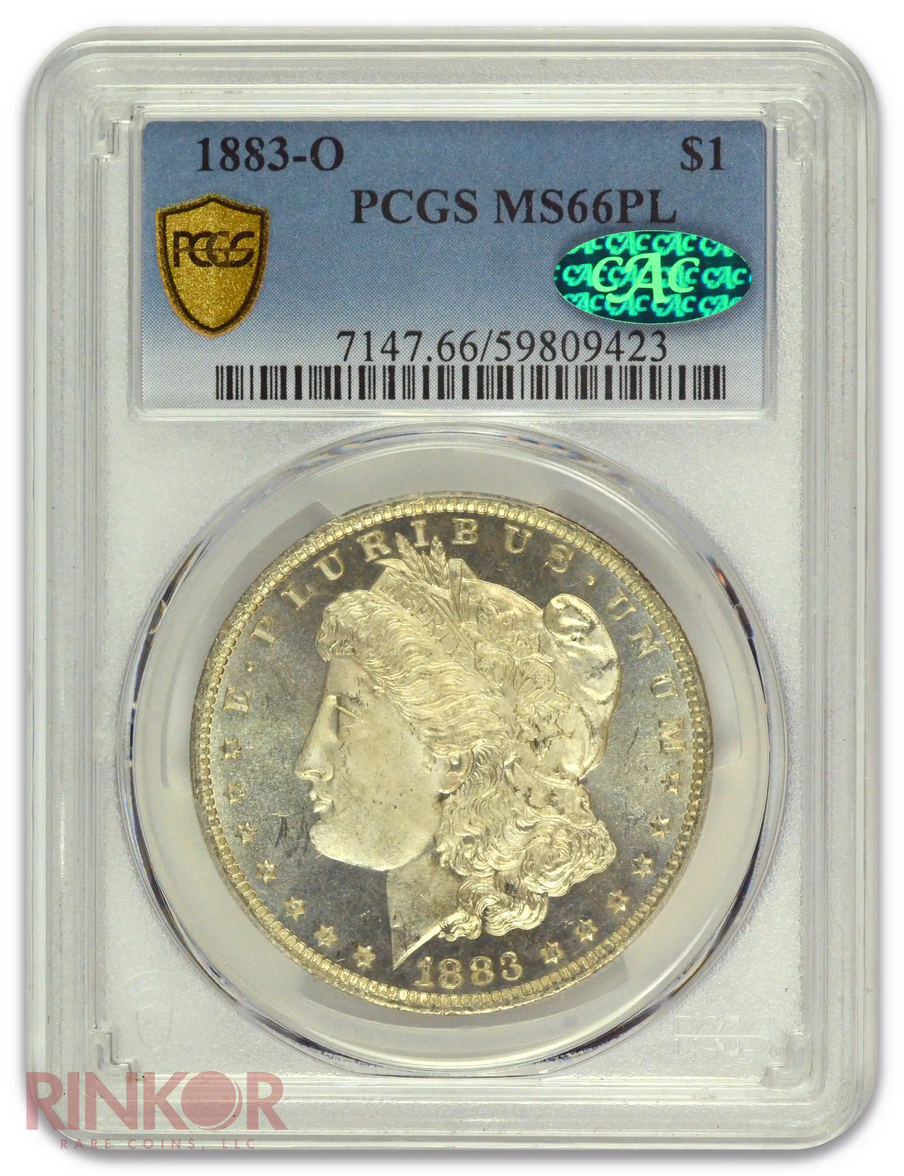 1883-O $1 Morgan Dollar PCGS MS 66 PL CAC