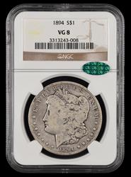 1894 $1 NGC VG8 CAC