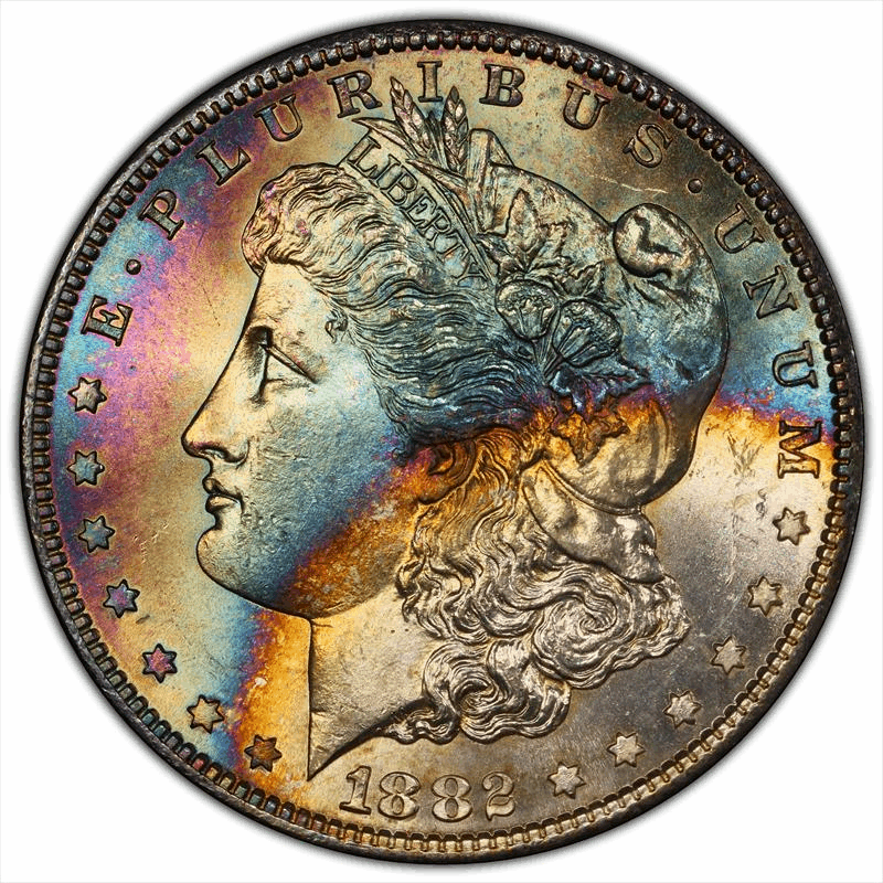 1882-S $1 PCGS MS 64 CAC