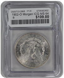 1902-O Morgan ICG MS 64